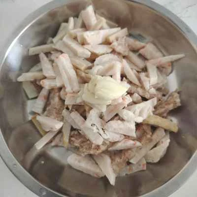 いんげん豆と野菜炒めの作り方：2