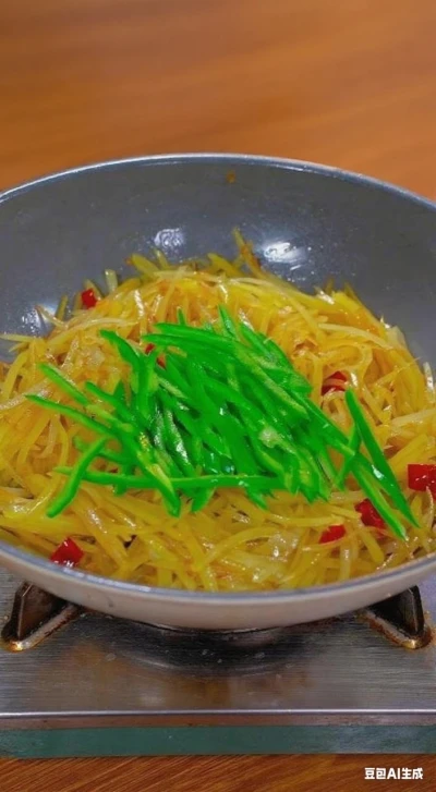 ホット＆サワーシュレッドポテトの作り方：12