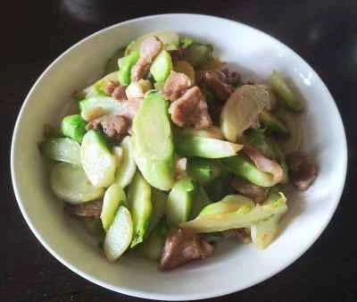 豚肉スライスとベビーチンゲン菜の炒め物の作り方：8