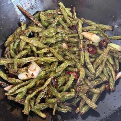 インゲン豆の炒め物の作り方:4