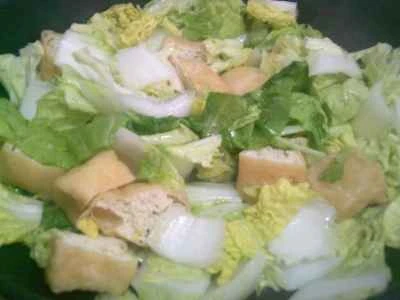 揚げ豆腐入りこんにゃく麺の煮込み（料理＃5）の作り方：6