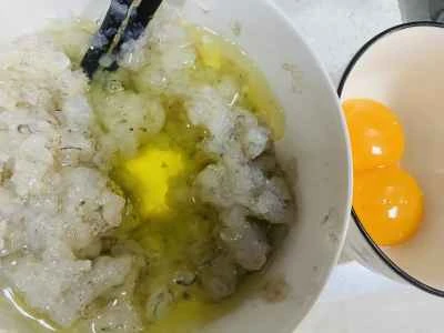 海藻とエビのペーストを作る手順：6