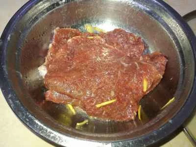 ステーキ丼の作り方：3