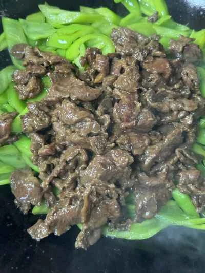 牛肉とピーマンの炒め物の作り方：11