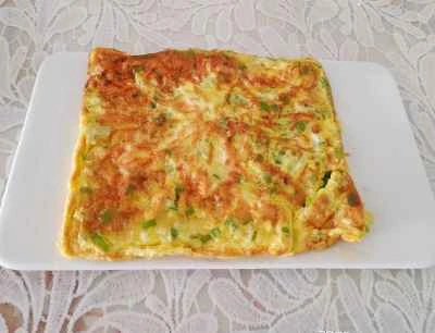 グリーンチリオムレツの作り方：3