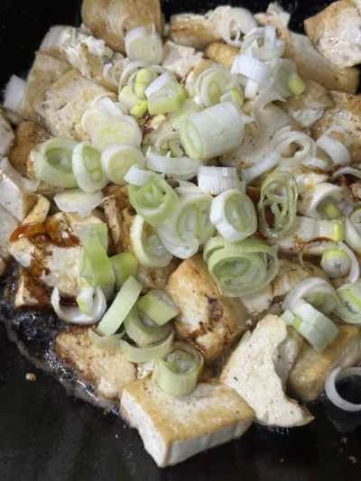 ネギ入り豆腐の煮込みの作り方：7