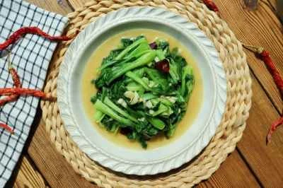 ガーリックチキンとフェザーベジタブルのレシピ