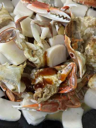 カニ入り餅炒めの作り方：10