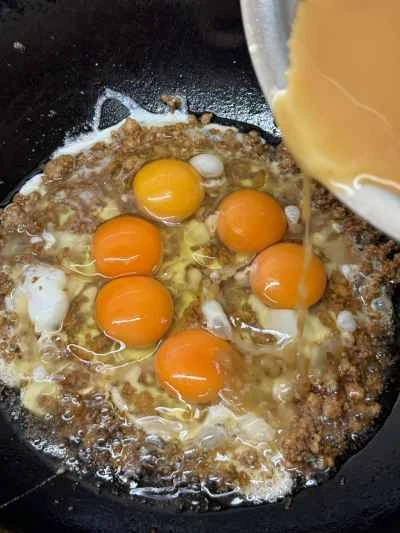 ひき肉と卵の煮込みの作り方：9