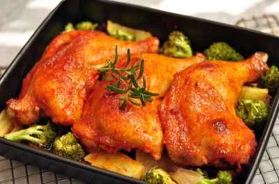 クリスピーローストチキンレッグのレシピ手順：7