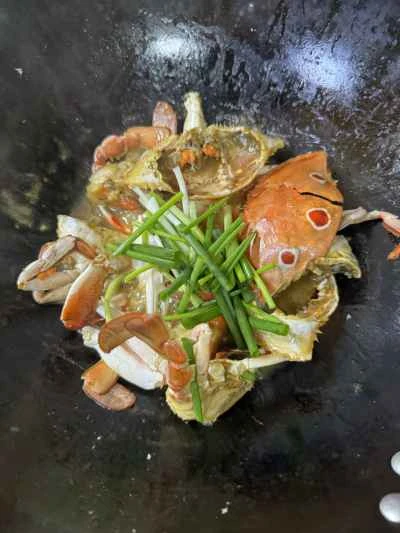 わさびバターカニの作り方：14