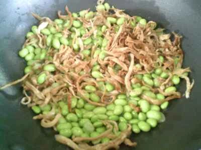 キャベツと枝豆の炒め物の作り方：6