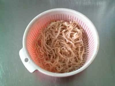 千切り大根と卵の炒め物の作り方：5