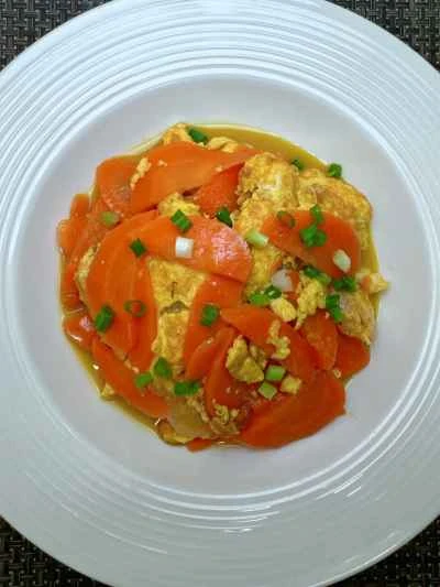 エビ、卵、ニンジン炒めの作り方：15