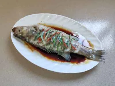 蒸しスズキのレシピ手順：10