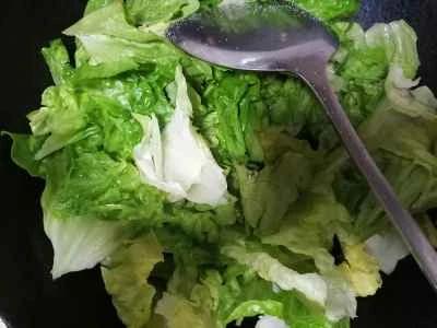 レタス炒めの作り方：4