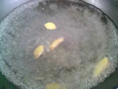 イカの足とネギの炒め物の作り方：5