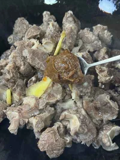 サテ風味の大根と牛ブリスケットの作り方：5