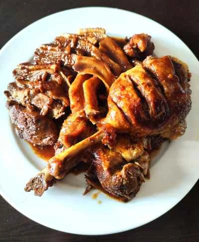 鴨肉の煮込みの作り方:8