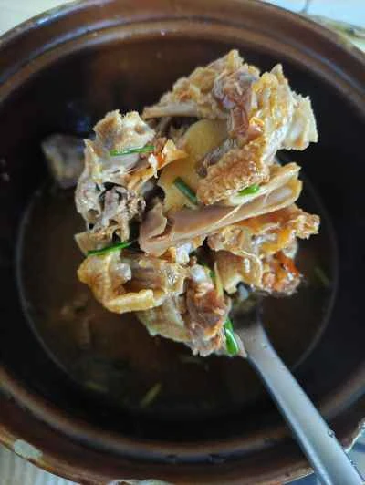 千切り大根入り鴨肉の煮込みの作り方：5