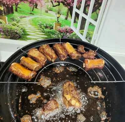 カリカリの黒豚チョップを作る手順：8