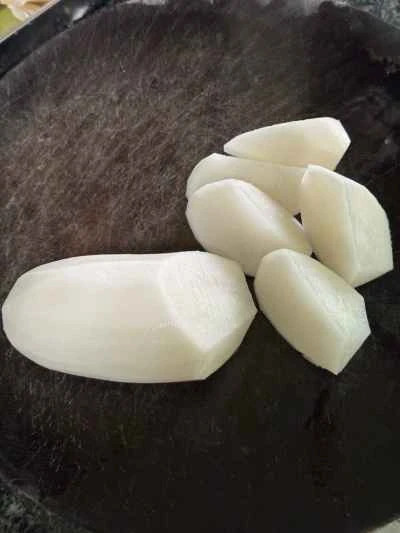 牛すじと大根の煮込み：6ステップ