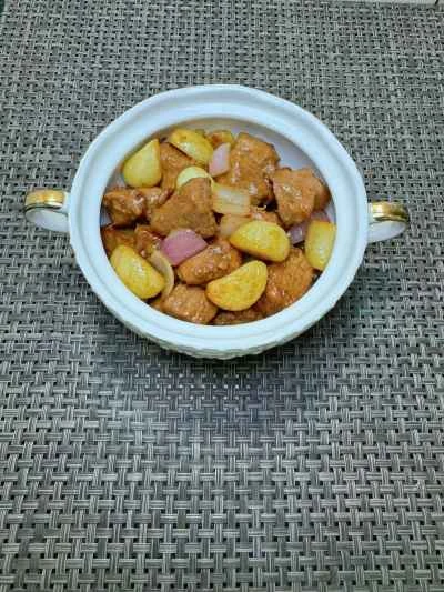 ニンニク風味の豚肉炒めの作り方：16