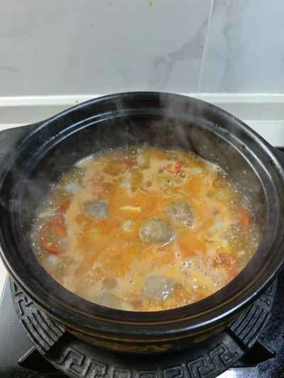 トマトミートボール春雨キャセロールのレシピ手順：7