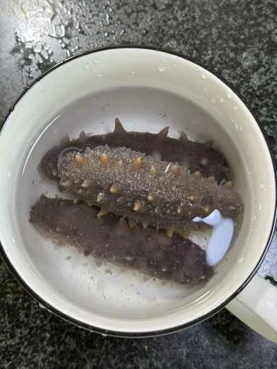 ひき肉入りナマコの煮込みの作り方：1