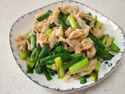 ニンニクの芽と乾燥豆腐の炒め物の作り方：5