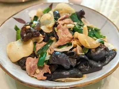 豚肉の白キクラゲ炒めの作り方：9