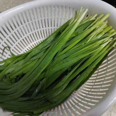 豆腐とニラの炒め物の作り方：1