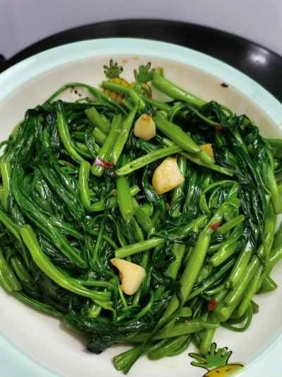 空芯菜と発酵豆腐と唐辛子の炒め物のレシピ