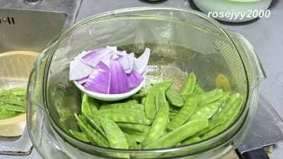 イカとスナップエンドウの炒め物の作り方：6