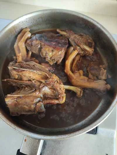 鴨肉の煮込みの作り方:5