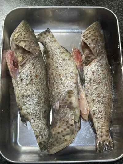 土鍋でハタの煮込みを作る手順：1