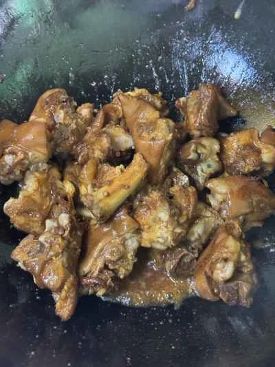 豚足の乾燥鍋の作り方：10