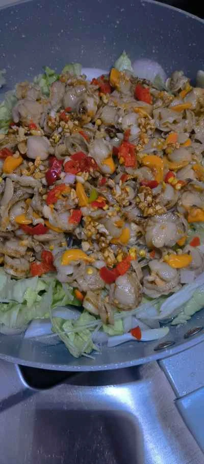 ガーリック春雨ホタテキャセロールの作り方：2