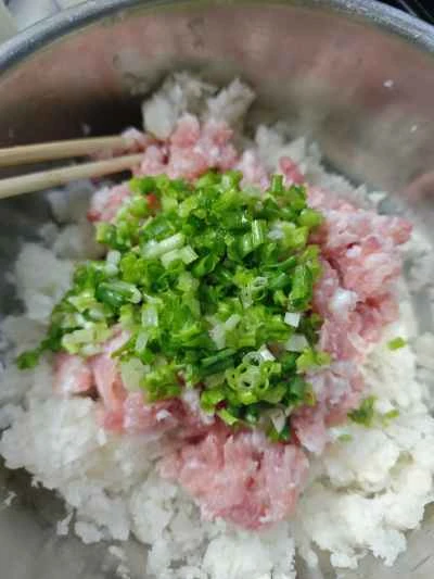蒸し大根ミートボールのレシピ手順：4