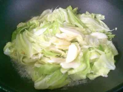 水たけのこ、カリフラワー、春雨の炒め物の作り方：9