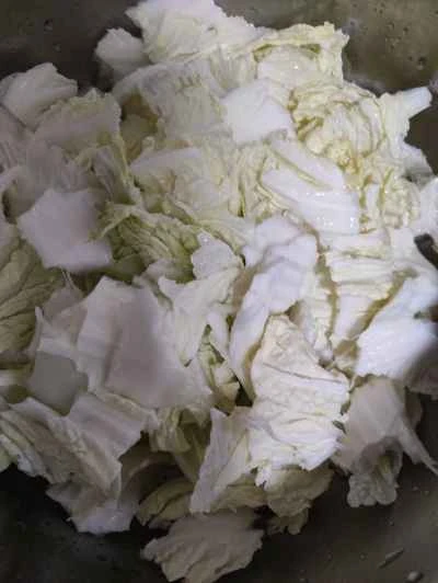酸辣キャベツの作り方：1