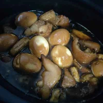 黒米酢と生姜の豚足のレシピ