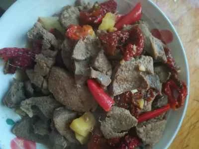 豚レバー炒めのレシピ