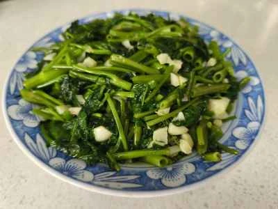 ニンニク入りクリーミーほうれん草の作り方：5