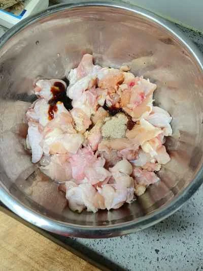 ネギ油で煮込んだ鶏肉の作り方：5