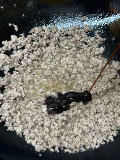 ひき肉と卵の煮込みの作り方：6