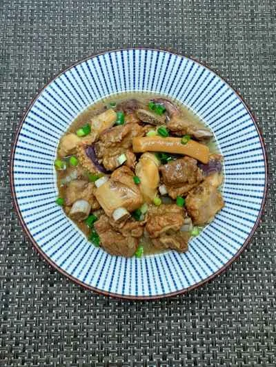 イカ入り豚バラ肉の煮込みの作り方：13