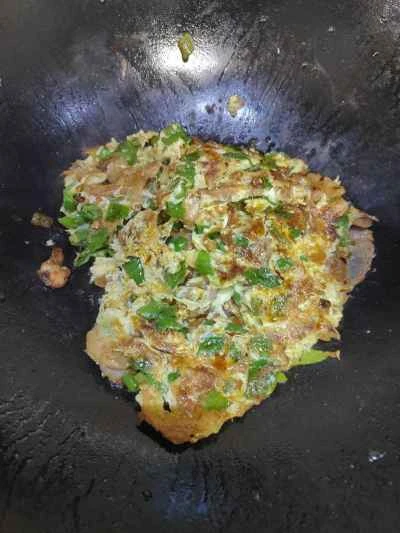 ピーマンと切り干し大根の卵炒めの作り方：13