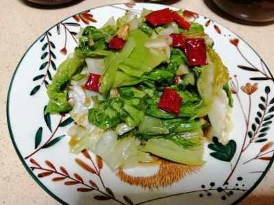 レタス炒めの作り方：7