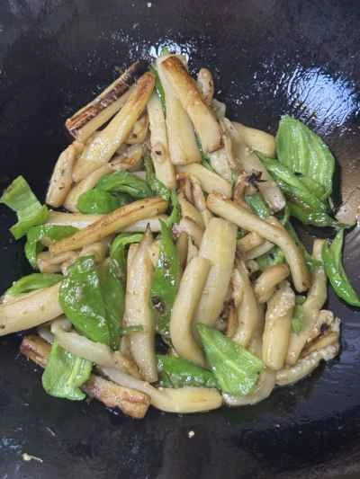 ナスと唐辛子の炒め物の作り方：6